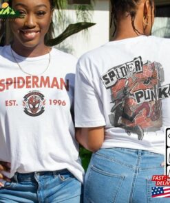 Spider Punk Movie Shirt 2Side K2 Spiderman 2023 Across The Verse Sweatshirt Hoodie T-Shirt 3 Spider Punk Movie Shirt 2Side K2 Spiderman 2023 Across The Verse Sweatshirt Hoodie T Shirt 4