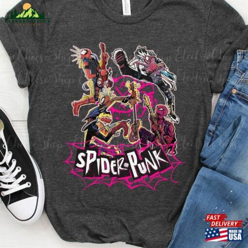 Spider Punk Retro Shirt Classic Sweatshirt