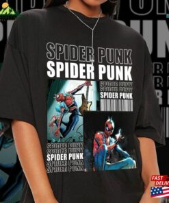 Spider Punk Retro Shirt Sweatshirt T-Shirt Spider Punk Retro Shirt Sweatshirt T-Shirt