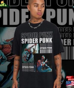 Spider Punk Retro Shirt Sweatshirt T-Shirt