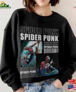 Spider Punk Retro Shirt Sweatshirt Unisex