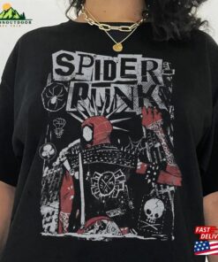 Spider Punk Shirt Across The Hoodie T-Shirt Spider Punk Shirt Across The Hoodie T-Shirt