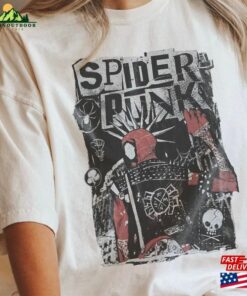Spider Punk Shirt Across The Hoodie T-Shirt 3 Spider Punk Shirt Across The Hoodie T Shirt 4
