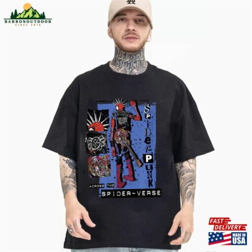 Spider Punk Shirt Man Across The Hoodie Sweatshirt