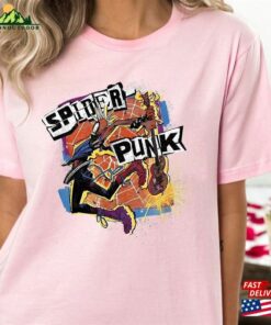 Spider Punk Shirt Man Across The Hoodie Unisex Spider Punk Shirt Man Across The Hoodie Unisex