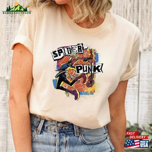 Spider Punk Shirt Man Across The Hoodie Unisex