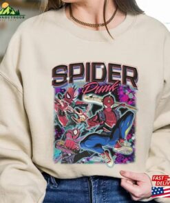 Spider Punk Shirt Man Across The T-Shirt Classic Spider Punk Shirt Man Across The T-Shirt Classic