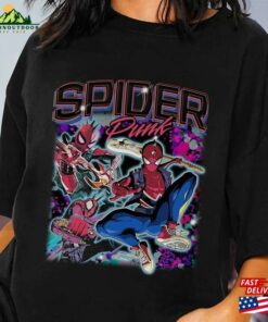 Spider Punk Shirt Man Across The T-Shirt Classic