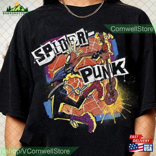 Spider Punk Shirt Man Across The T-Shirt Sweatshirt