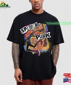 Spider Punk Shirt Man Across The T-Shirt Sweatshirt