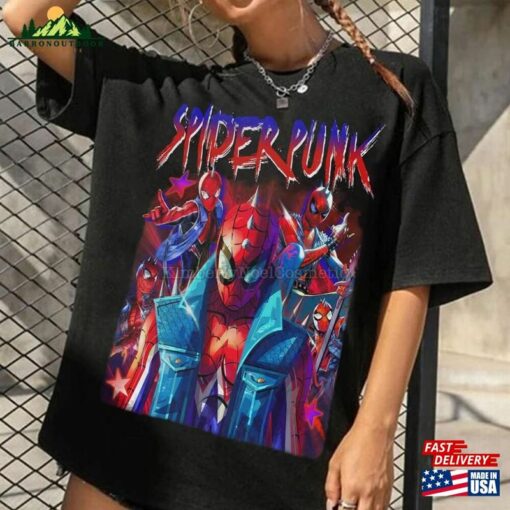 Spider Punk Shirt Man Across The Unisex Sweatshirt