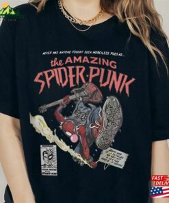 Spider Punk Shirt Man Across The Verse Tee T-Shirt Sweatshirt