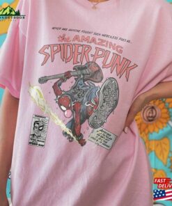 Spider Punk Shirt Man Across The Verse Tee T-Shirt Sweatshirt 2 Spider Punk Shirt Man Across The Verse Tee T Shirt Sweatshirt 3