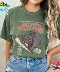 Spider Punk Shirt Marvel Comfort Colors Hoodie Classic 2 Spider Punk Shirt Marvel Comfort Colors Hoodie Classic 3