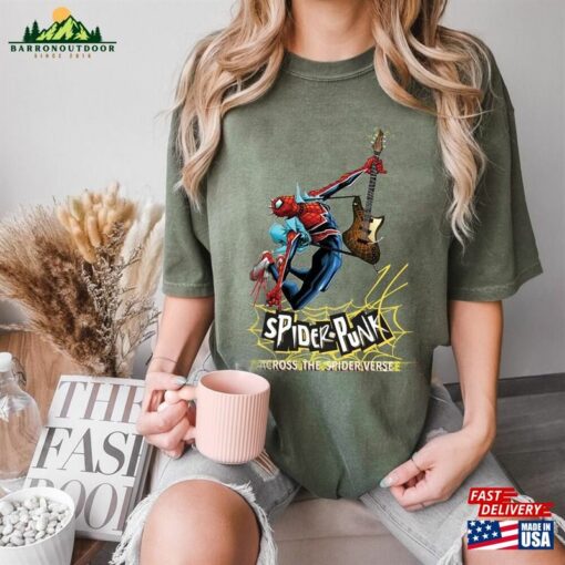 Spider Punk Shirt Marvel Man Across The Classic Sweatshirt