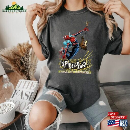 Spider Punk Shirt Marvel Man Across The Classic Sweatshirt