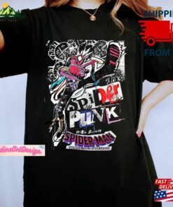 Spider Punk Shirt Spiderman 2023 Hoodie Unisex