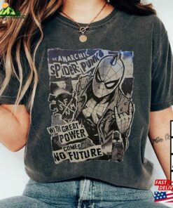Spider Punk Shirt Spiderman Comic Hoodie Unisex
