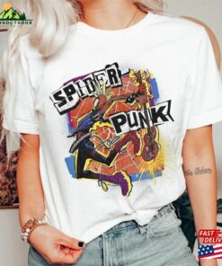 Spider Punk Shirt Spiderman Unisex Classic Spider Punk Shirt Spiderman Unisex Classic