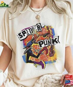 Spider Punk Shirt Spiderman Unisex Classic