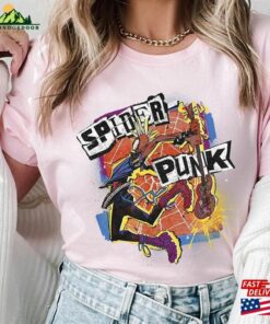 Spider Punk Shirt Spiderman Unisex Classic 2 Spider Punk Shirt Spiderman Unisex Classic 3