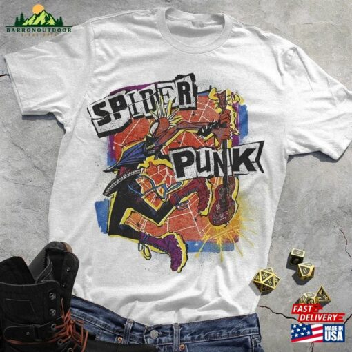 Spider Punk T-Shirt Funny Shirt Unisex