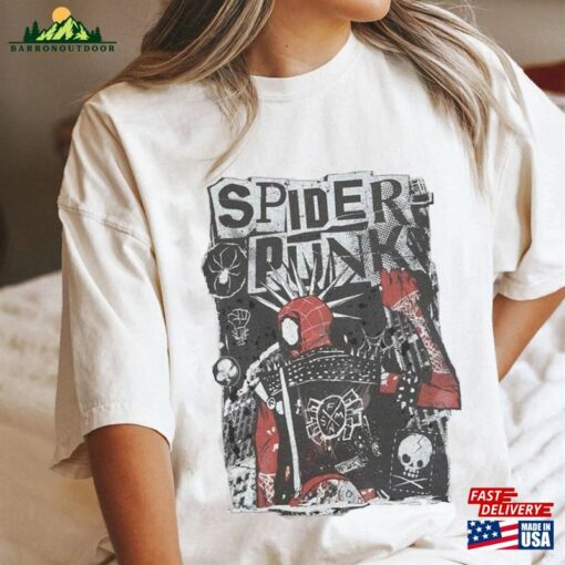 Spider Punk T-Shirt Man Across The Sweatshirt Classic