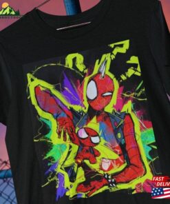 Spider Punk T-Shirt Spiderman Across The Verse Shirt Hoodie Unisex Spider Punk T-Shirt Spiderman Across The Verse Shirt Hoodie Unisex