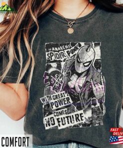 Spider Punk With Great Power Comfort Colors Shirt Retro Sweatshirt Classic
