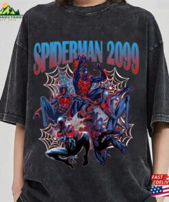 Spiderman 2099 Shirt Retro Spider Punk Spiderverse T-Shirt Classic Spiderman 2099 Shirt Retro Spider Punk Spiderverse T-Shirt Classic