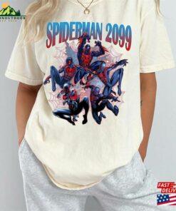 Spiderman 2099 Shirt Retro Spider Punk Spiderverse T-Shirt Classic