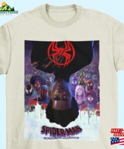 Spiderman Across The Spider Verse Movie Poster Tshirt Movies Hoodie Classic Spiderman Across The Spider Verse Movie Poster Tshirt Movies Hoodie Classic
