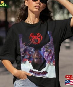 Spiderman Across The Spider Verse Movie Poster Tshirt Movies Hoodie Classic