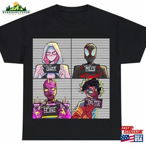 Spiderman Across The Spider Verse Movie Shirt 2023 Tee Hoodie T-Shirt