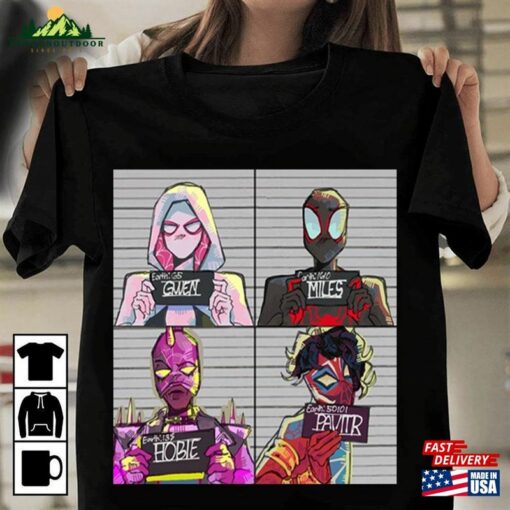 Spiderman Across The Spider Verse Movie Shirt 2023 Tee Hoodie T-Shirt