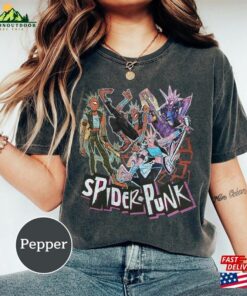 Spiderman Across The Spider Verse Shirt Punk Sweatshirt Classic