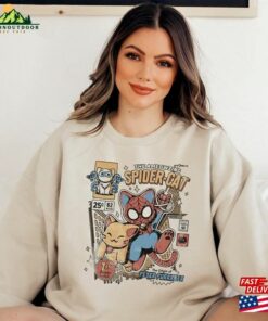 Spiderman Cat Across The Spider Verse Funny T-Shirt Vintage Comfort Color Shirt Hoodie Unisex Spiderman Cat Across The Spider Verse Funny T-Shirt Vintage Comfort Color Shirt Hoodie Unisex