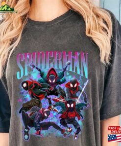 Spiderman Miles Morales Comfort Colors Shirt Spider Man Across The Sweatshirt T-Shirt