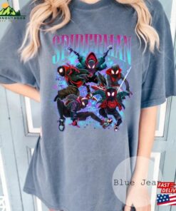 Spiderman Miles Morales Comfort Colors Shirt Spider Man Across The Sweatshirt T-Shirt 2 Spiderman Miles Morales Comfort Colors Shirt Spider Man Across The Sweatshirt T Shirt 3
