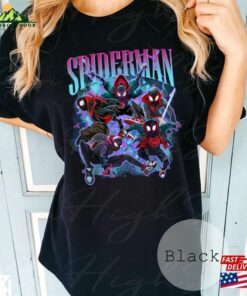 Spiderman Miles Morales Comfort Colors Shirt Spider Man Across The Sweatshirt T-Shirt 3 Spiderman Miles Morales Comfort Colors Shirt Spider Man Across The Sweatshirt T Shirt 4