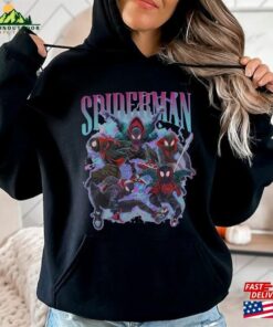 Spiderman Miles Morales Shirt Spider Man Across The Sweatshirt T-Shirt 2 Spiderman Miles Morales Shirt Spider Man Across The Sweatshirt T Shirt 3