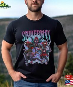 Spiderman Miles Morales Shirt Spider Man Across The Sweatshirt T-Shirt 3 Spiderman Miles Morales Shirt Spider Man Across The Sweatshirt T Shirt 4