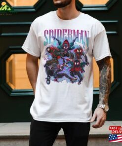 Spiderman Miles Morales Shirt Spider Man Across The T-Shirt Hoodie 2 Spiderman Miles Morales Shirt Spider Man Across The T Shirt Hoodie 3