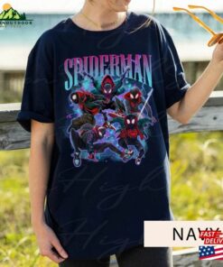 Spiderman Miles Morales Shirt Spider Man Across The T-Shirt Sweatshirt 2 Spiderman Miles Morales Shirt Spider Man Across The T Shirt Sweatshirt 3