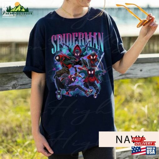 Spiderman Miles Morales Shirt Spider Man Across The T-Shirt Sweatshirt