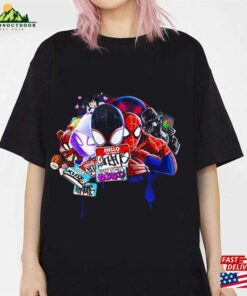 Spiderman Miles Morales Shirt Spider Man Across The T-Shirt Unisex