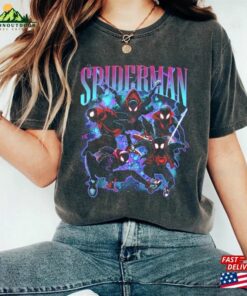 Spiderman Miles Morales Shirt Spider Man Across The Unisex T-Shirt 2 Spiderman Miles Morales Shirt Spider Man Across The Unisex T Shirt 3