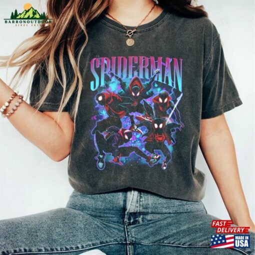 Spiderman Miles Morales Shirt Spider Man Across The Unisex T-Shirt