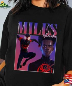 Spiderman Miles Morales Vintage Shirt Spider Man Across The Classic Sweatshirt