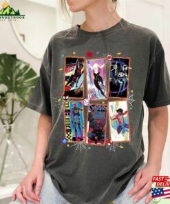 Spiderverse Comfort Colors Shirt Spiderman Across The Spider Verse T-Shirt Hoodie